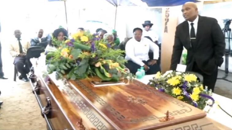 Gomolemo Legae was buried earlier on Wednesday.