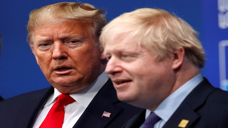 Donald Trump and Boris Johnson