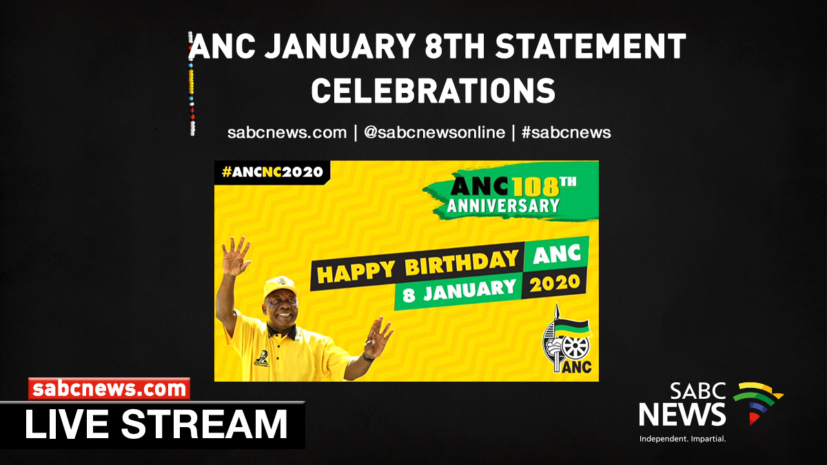 WATCH LIVE ANC January 8 Statement Celebrations SABC News Breaking