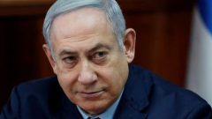 IsraelI Prime Minister Benjamin Netanyahu attends the weekly cabinet meeting in Jerusalem.