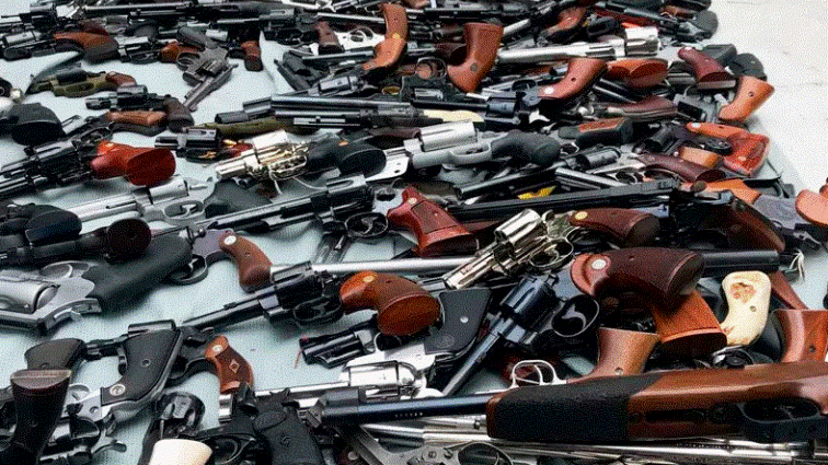 Over 2 000 guns and more than 30 000  rounds of ammunition have been surrendered in less than 50 days.