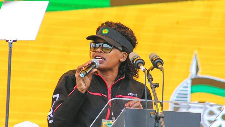 Cpsatu president, Cde Zingiswa Losi delivered the messages of support to ANC.