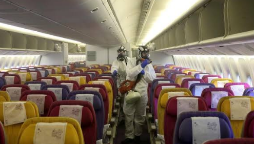 Thai Airways is spray-disinfecting the passenger cabin and cockpit on all flights returning from China and high-risk destinations.