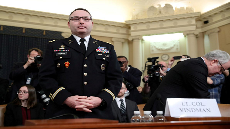 Lieutenant Colonel Alexander Vindman was one of two witnesses who provided the most damaging testimony during Donald Trump's impeachment investigation.