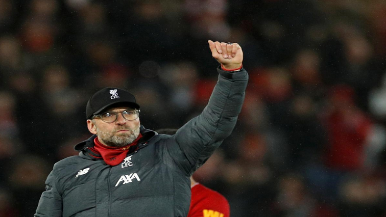 [File Image] Liverpool manager Juergen Klopp celebrates after the match.