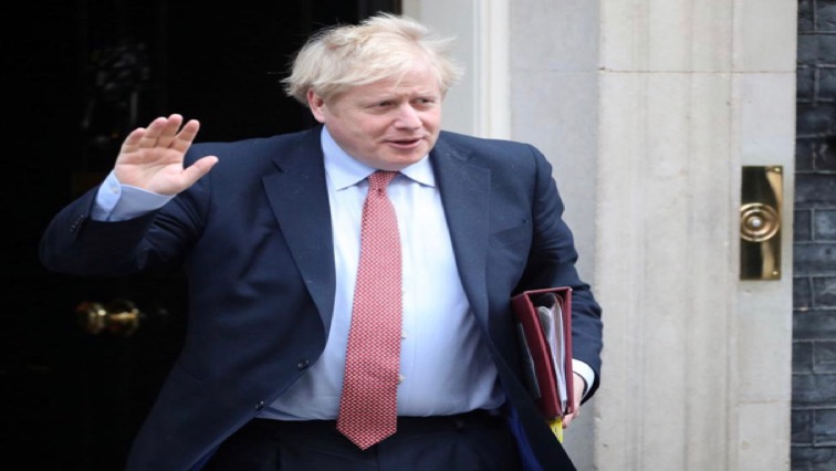 [File Image] Britain's former Prime Minister Boris Johnson waves as he leaves Downing Street, as the spread of coronavirus disease (COVID-19) continues.