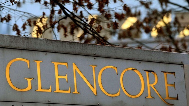The logo of commodities trader Glencore.