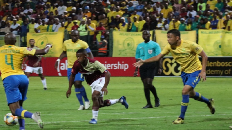 Zwane’s 10th minute strike proved to be the winner in a fast-paced clash that sees Sundowns move four points behind log leaders Kaizer Chiefs