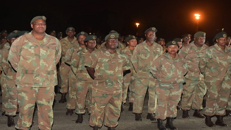 President Cyril Ramaphosa called on the SANDF members to act within the law at all times.