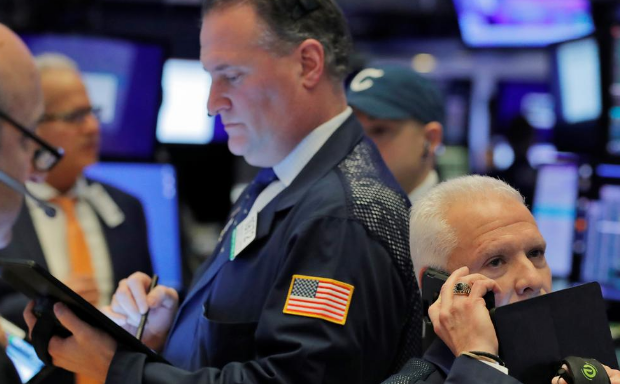 In the clearest sign that investors continued to be dismayed by the response from the Trump administration, all three indexes – The Dow, the S&P 500 and the Nasdaq plunged over 7% – with the Dow now officially entering a bear market after it past a 20% decline from its peak amidst widespread pessimism and negative investor sentiment.
