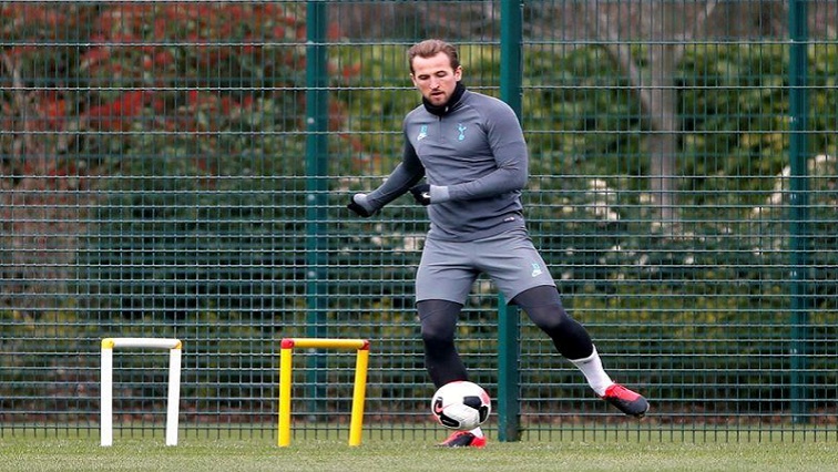 Tottenham Hotspur's Harry Kane during training.