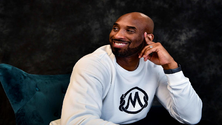 Kobe Bryant poses for a portrait inside of his office in Costa Mesa, California. Bryant