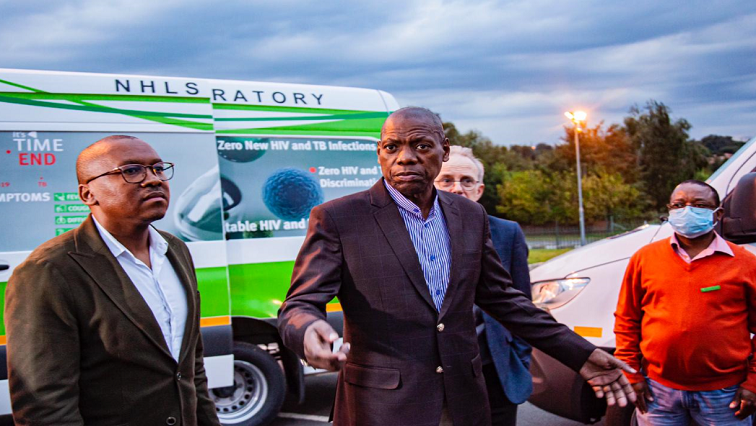 Minister of Health Zweli Mkhize launches mobile COVID-19 screening vans.