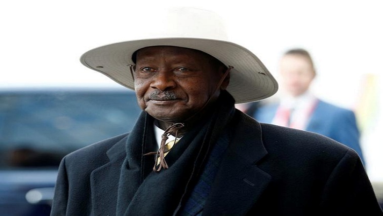 Uganda's President Yoweri Museveni arrives at the UK-Africa Investment Summit in London, Britain January 20, 2020.