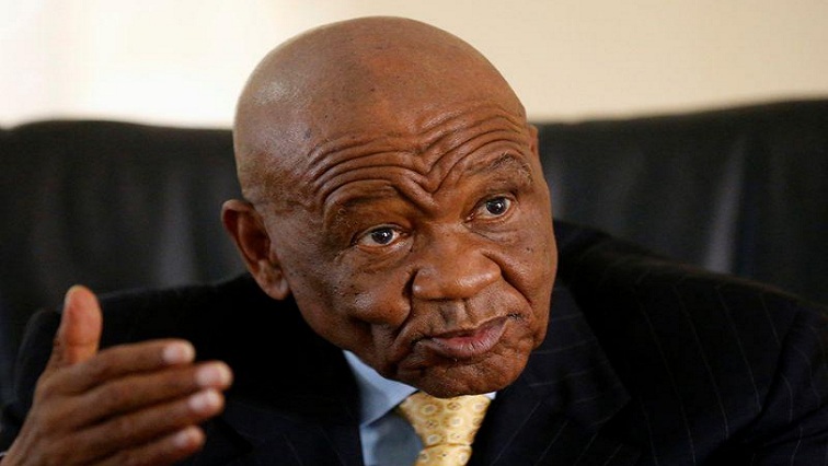 Lesotho's Prime Minister Thomas Thabane gestures as he speaks during an interview with Reuters at the state house in the capital Maseru, Lesotho February 27, 2015.