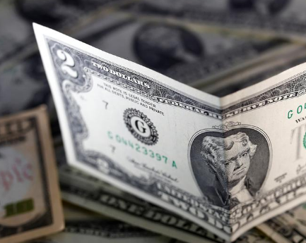 The dollar index against a basket of six currencies was on course for its ninth consecutive weekly decline.