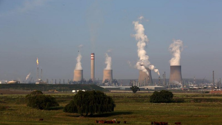 Cooling towers of South African petro-chemical company Sasol's synthetic fuel plant in Secunda, north of Johannesburg, are seen in this picture taken March 1,2016.