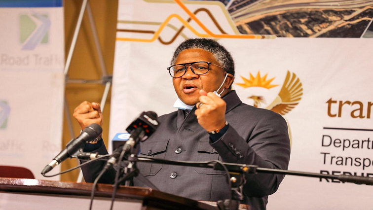 Fikile Mbalula met with industry leaders, including members of the National Taxi Association on Monday.