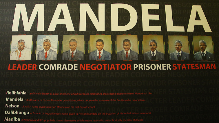 A mural displayed at the Nelson Mandela Museum in Mthatha explains the meaning of Madiba's names.