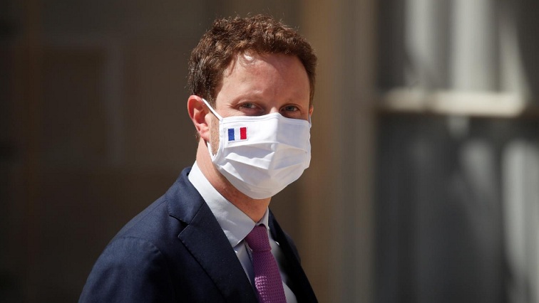 French Junior Minister for European Affairs Clement Beaune, wearing a protective face mask, leaves following the last weekly cabinet meeting before summer vacation break, at the Elysee Palace in Paris, France, July 29, 2020.