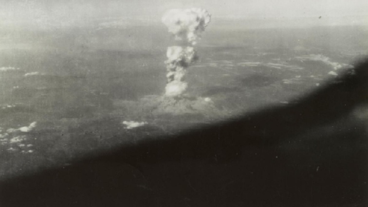 Smoke billows 20,000 feet (6,100 metres) after an atomic bomb codenamed "Little Boy" exploded after being dropped by a U.S. Army Air Force B-29 bomber named Enola Gay over Hiroshima, Japan August 6, 1945. U.S. Army Air Forces/Library of Congress/Handout via REUTERS