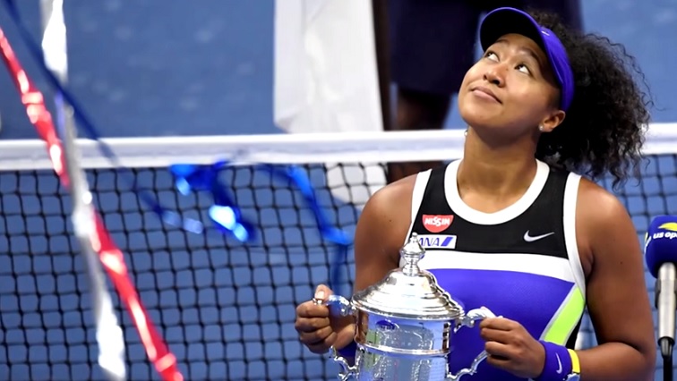 The 22-year-old had her left hamstring taped when she battled back against Victoria Azarenka in the US Open final in New York on Saturday to win her third Grand Slam title.