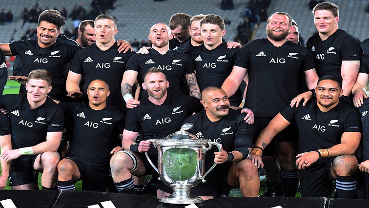The annual three-match Bledisloe Cup series is normally contested as part of the southern hemisphere's Rugby Championship, which also includes South Africa and Argentina.