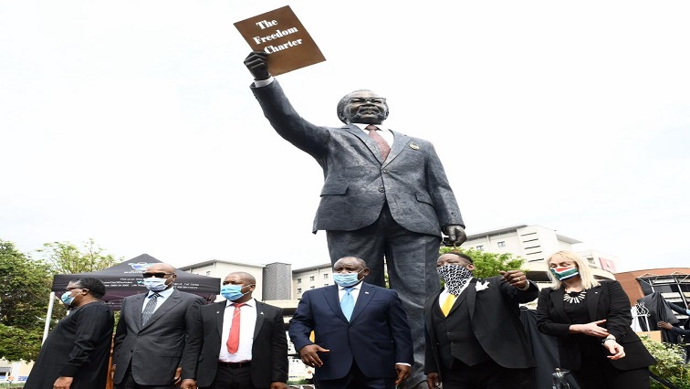 The statue unveiling forms part of Oliver Tambo’s birthday celebrations, who would have been 103 years today.
