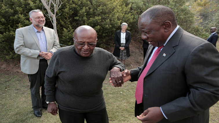 President Cyril Ramaphosa described  Desmond Tutu as a national treasure.