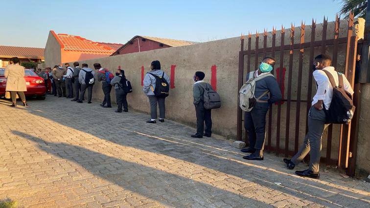 The Department of Education's district office will be looking at providing temporary shelters to ensure learners learn under conducive environment. 
