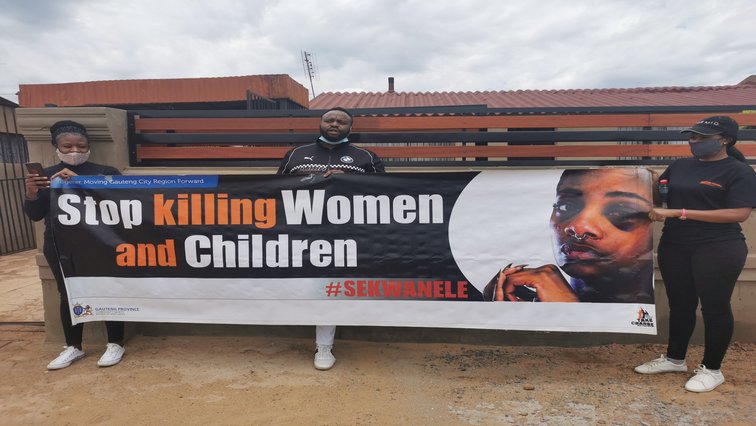Members of the department visited Evaton on the Vaal where the scourge of gender-based violence is rife.