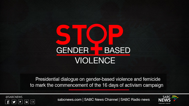 16 Days of Activism against Gender-Based Violence runs from 25 November to 10 December.