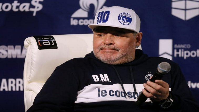 Diago Maradona was taken to the Ipensa clinic in La Plata, about an hour from Buenos Aires.