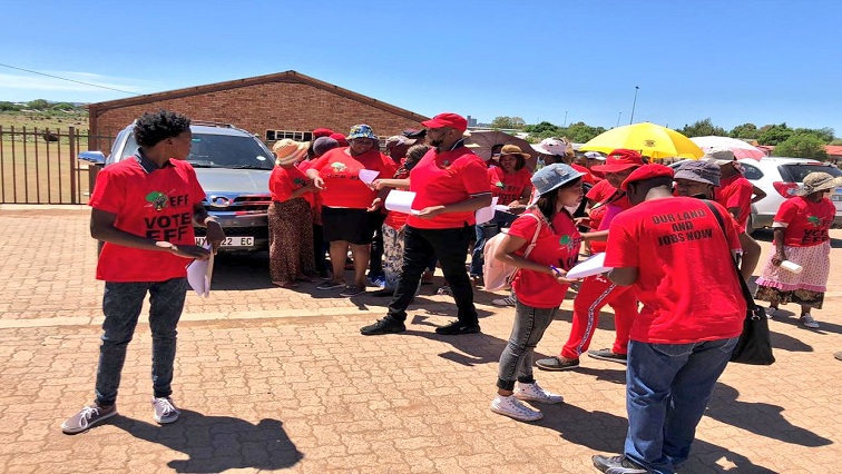 Members of the Economic Freedom Fighters (EFF) and parents clashed amid allegations of racism.