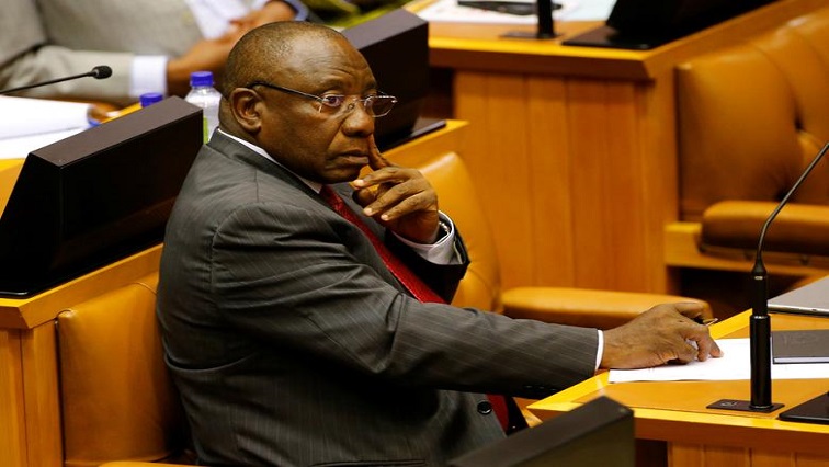 President Cyril Ramaphosa will face the first motion of no confidence in his leadership in Parliament on Thursday.