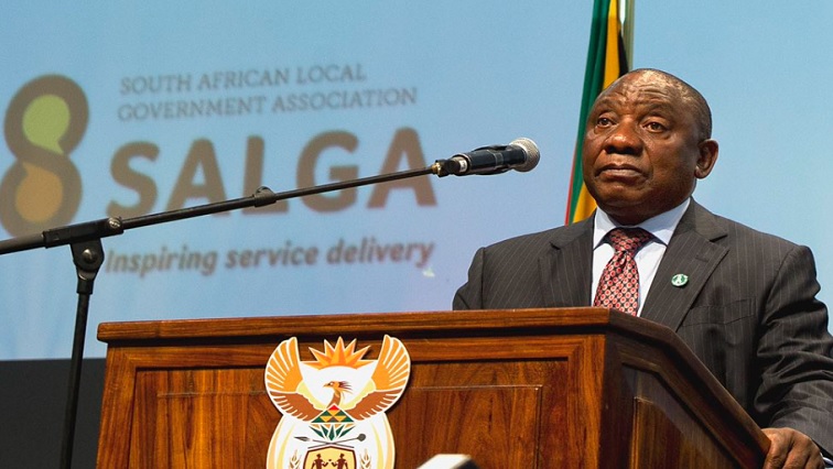 President Cyril Ramaphosa delivered the keynote address at Salga's two-day National Members Assembly on Thursday.
