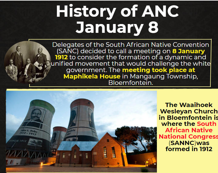 INFOGRAPHIC | History of ANC January 8 Statement - SABC News - Breaking news, special reports, world, business, sport coverage of all South African current events. Africa's news leader.