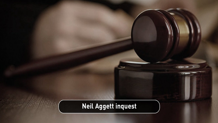 Testifying virtually at the inquest into Aggett's death, former police officer, Eddie Lloyd said that a multi-coloured cloth was among the items that were brought in for Aggett in December 1981