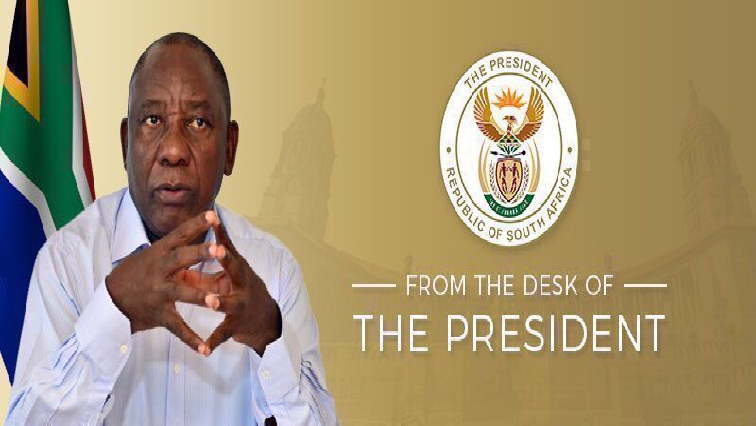 President Cyril Ramaphosa has just released his weekly letter.