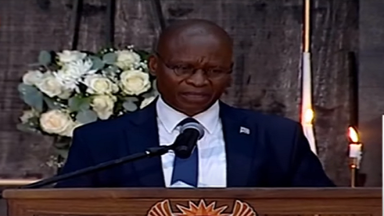 Justice Mogoeng was speaking during Mthiyane's funeral service in Umhlanga, north of Durban.