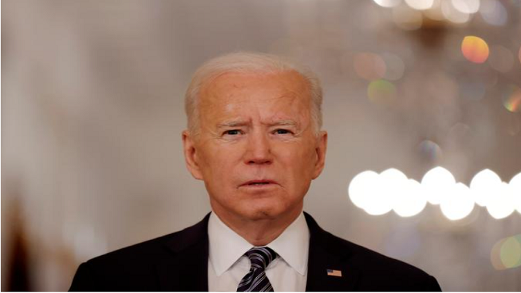 Biden delivers his first prime time address as president, marking the one-year anniversary of widespread shutdowns to combat the coronavirus disease (COVID-19) pandemic and speaking about the impact of the pandemic during an address from the East Room of the White House in Washington on March 11, 2021.