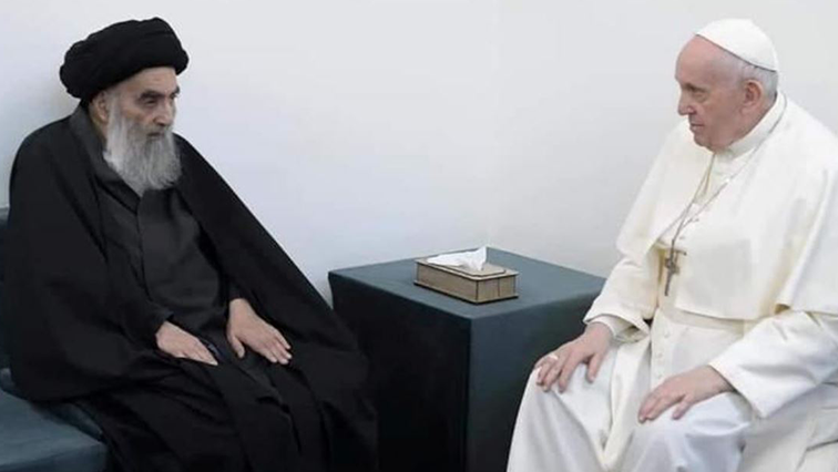 Pope-Francis-meets-with-Iraqs-top-Shiite-cleric