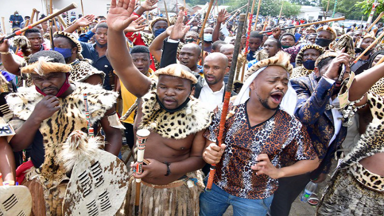 Residents say they wanted to be part of the Amabutho or King's regiments.