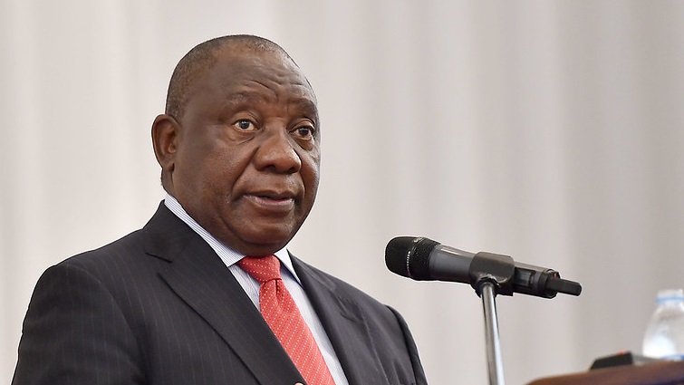 President Cyril Ramaphosa was addressing the nation from the Union Buildings in Pretoria this evening.