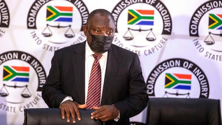 President Cyril Ramaphosa is testifying before the Zondo Commission that's probing allegations of state capture.