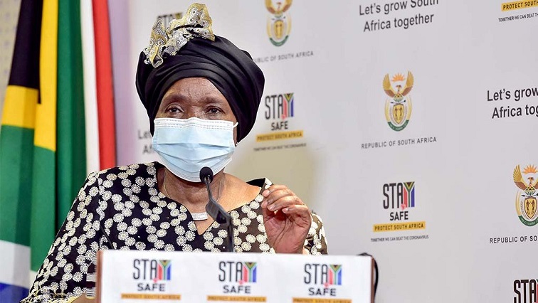COGTA Minister Nkosazana Dlamini-Zuma.
