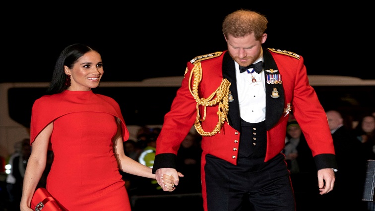 Britain's Prince Harry and his wife Meghan, Duchess of Sussex, arrive to attend the Mountbatten Festival of Music at the Royal Albert Hall in London, Britain March 7, 2020.