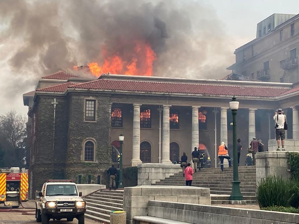 The Jagger Reading Room, which was destroyed by the fire, is part of UCT Libraries' Special Collections and housed a unique collection of more than 83 000 items of African studies material among other things.
