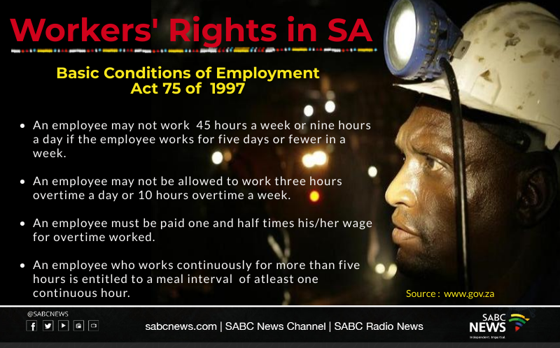 Basic conditions of employment.