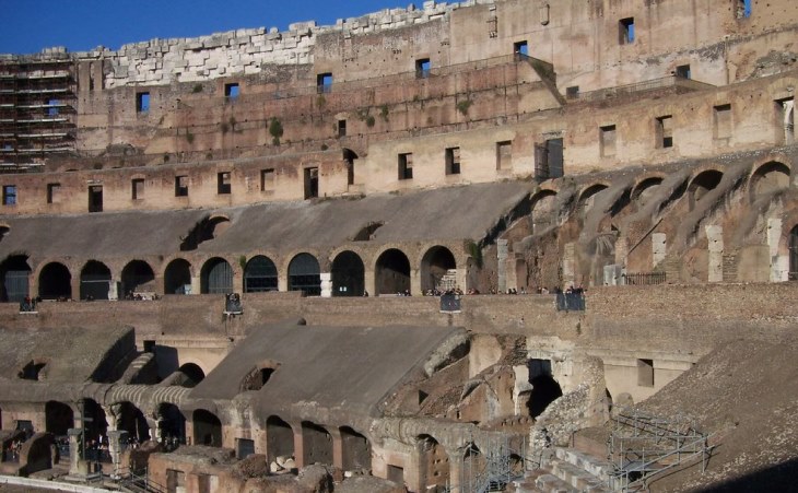 Built 2 000 years ago, the stone arena was the biggest amphitheatre in the Roman empire